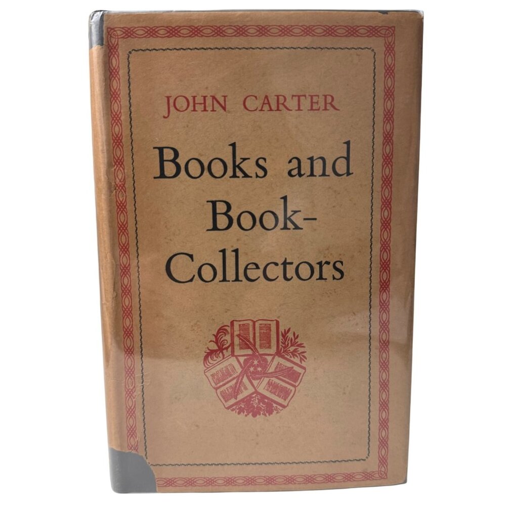 Books And Book-Collectors John Carter Hardcover 1957 First Edition The World Pub